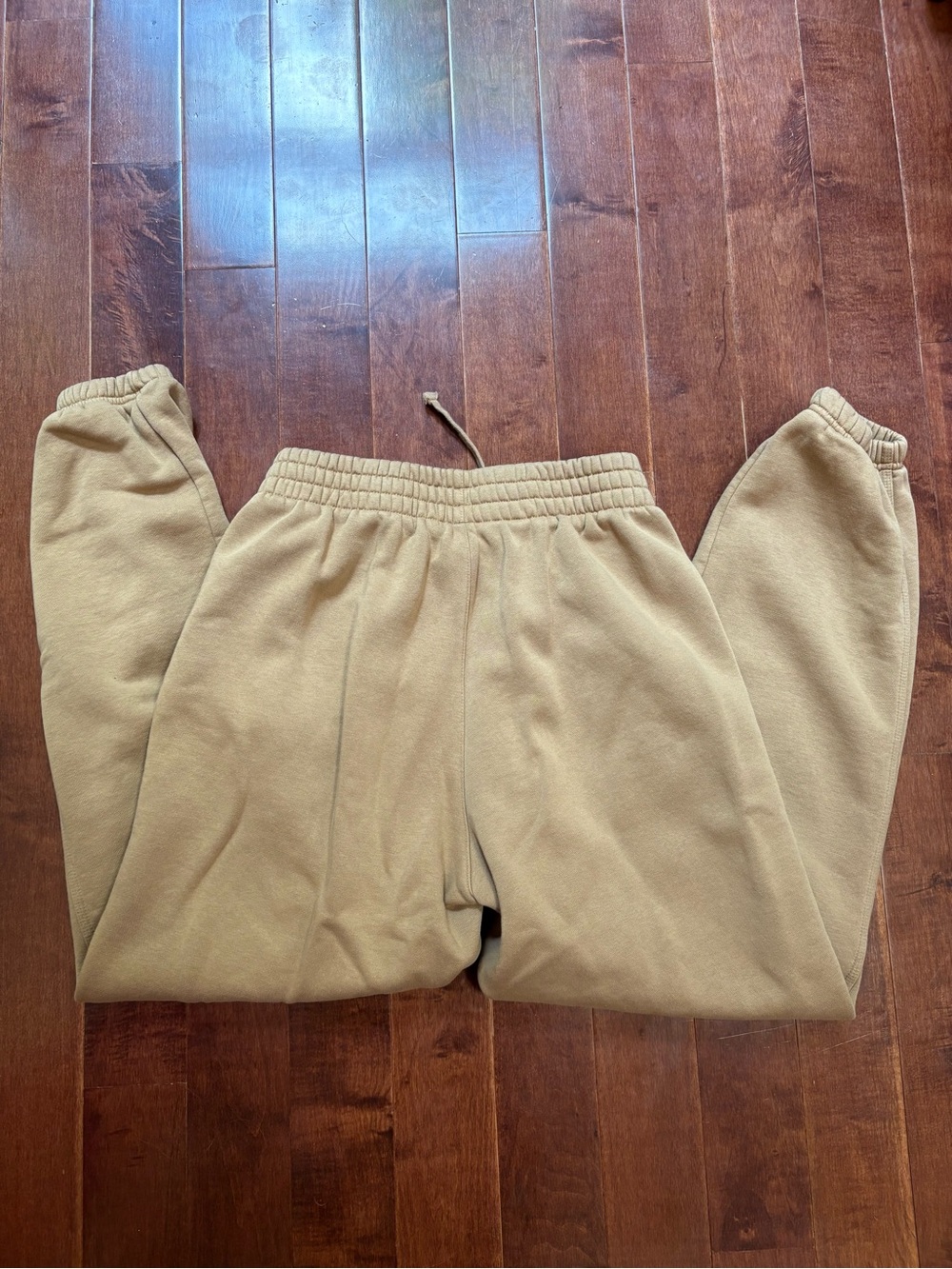Adidas Tan Jogger Sweatpants Size Small - Picture 3 of 5